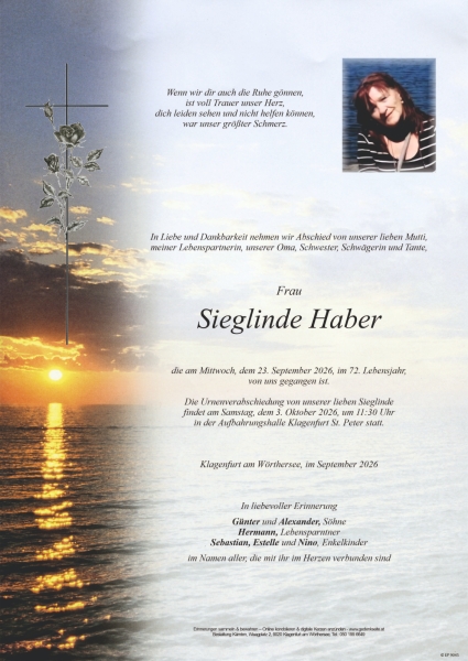 Parte von Sieglinde Haber