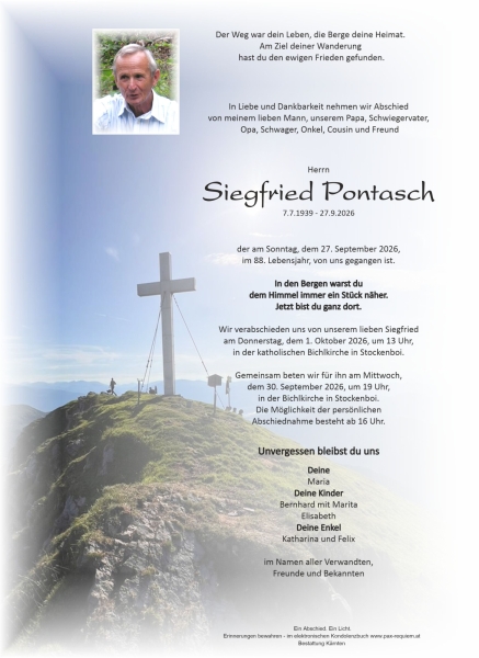 Parte von Siegfried Pontasch
