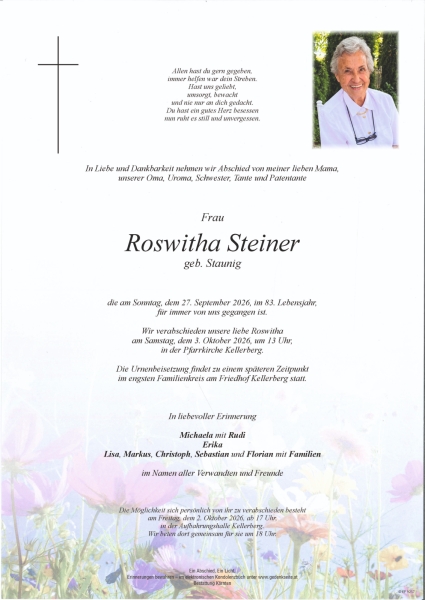Parte von Roswitha Steiner