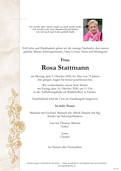Parte von Rosa Stattmann