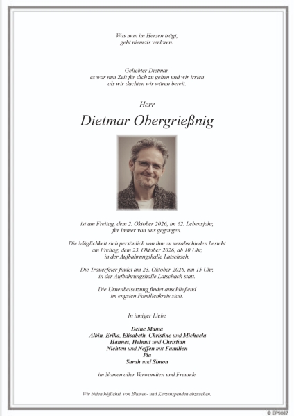 Parte von Dietmar Obergrießnig