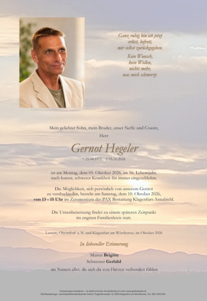 Parte von Gernot  Hegeler