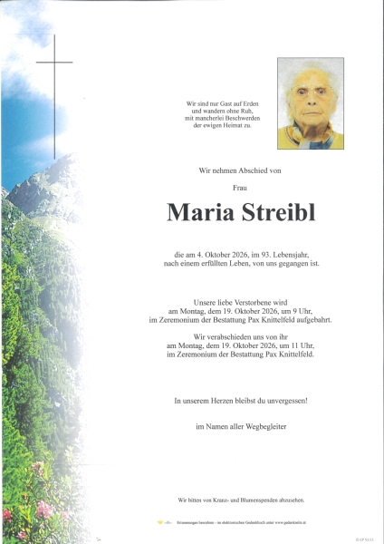 Parte von Maria Streibl