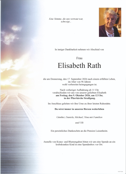 Parte von Elisabeth Rath