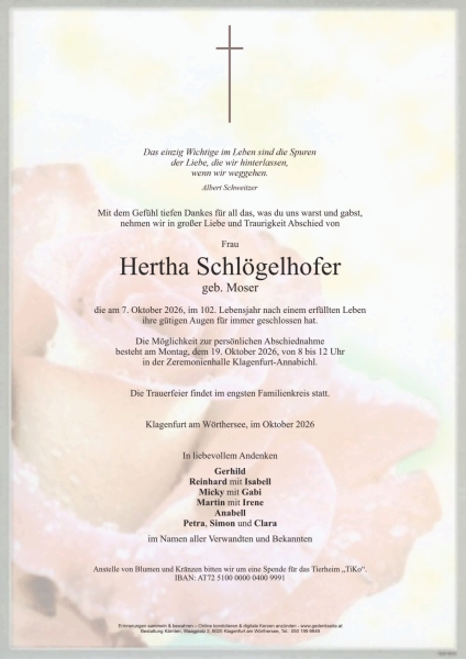 Parte von Hertha Schlögelhofer