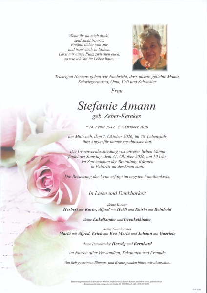 Parte von Stefanie Amann