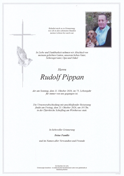 Parte von Rudolf Pippan