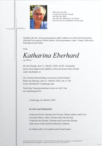 Parte von Katharina Eberhard