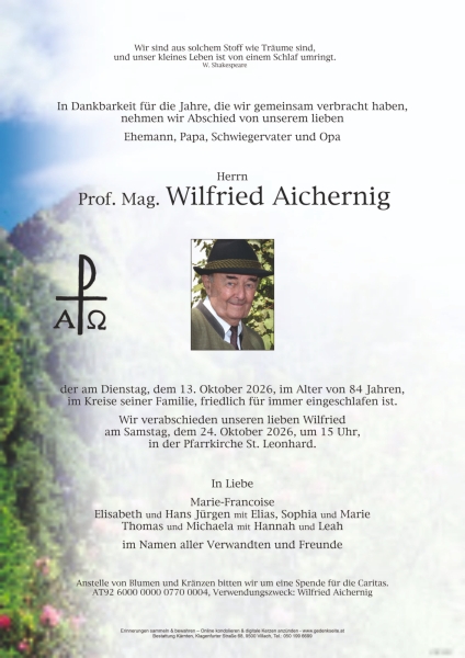 Parte von Wilfried Aichernig