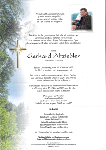Parte von Gerhard Altziebler