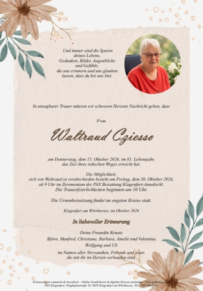 Parte von Waltraud Cziesso