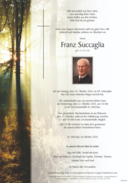 Parte von Franz Succaglia