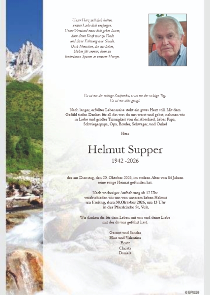 Parte von Helmut Supper