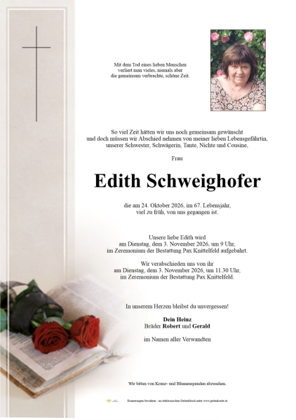 Parte von Edith  Schweighofer