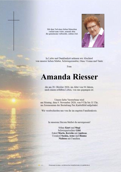 Parte von Amanda Riesser